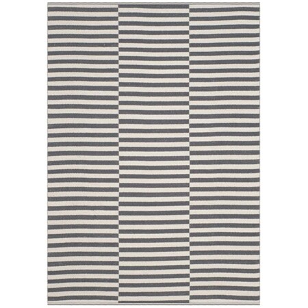 Safavieh 6 x 9 ft. Rectangle Montauk Hand Woven RugIvory & Grey MTK715A-6